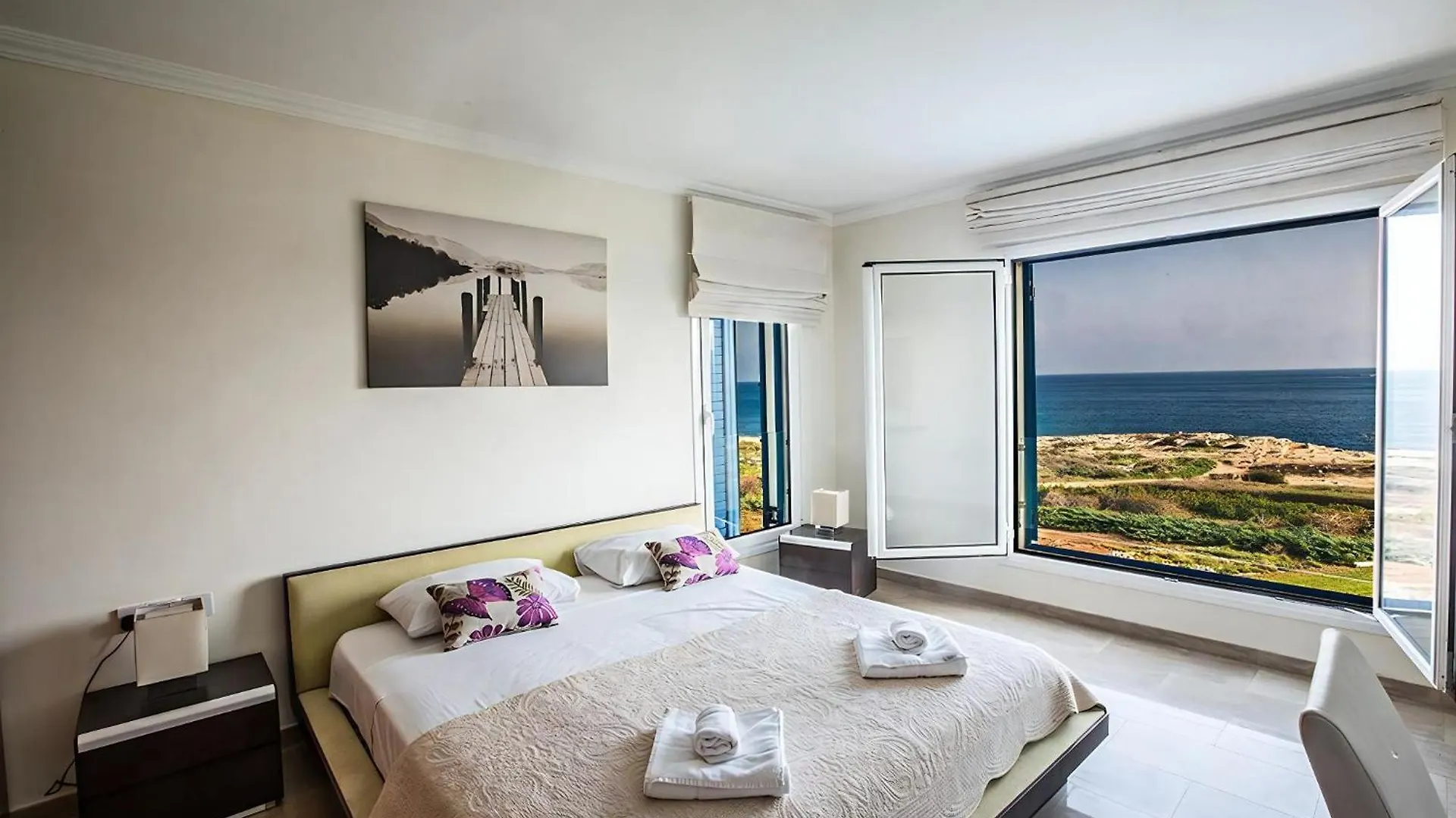 Villa Fig Tree Bay Frontline,Luxury 4Bdr Sea-Front Protaras Villa With Pool And Amazing Views 0*,  Cyprus